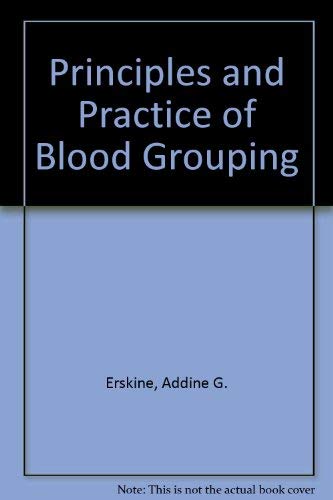 Principles and Practice of Blood Grouping Books
