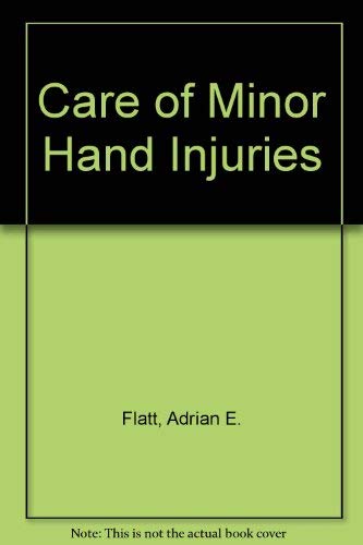 Care of Minor Hand Injuries Books