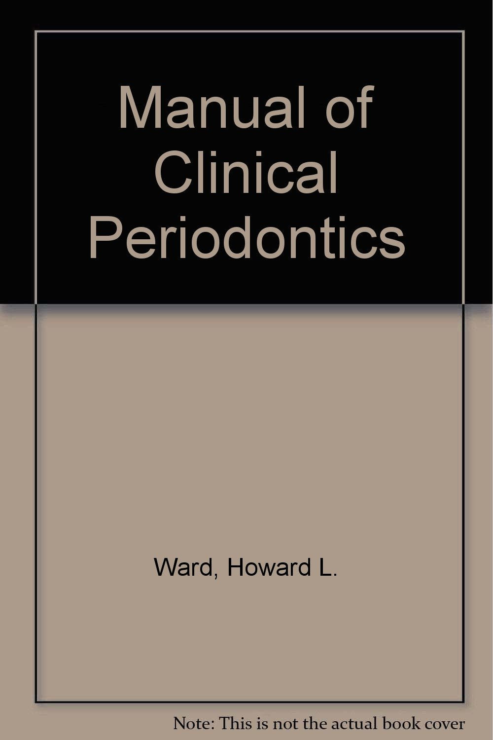 Manual of Clinical Periodontics book