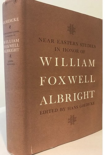 Near Eastern Studies: In Honor of William Foxwell Albright Religion & Esotericism