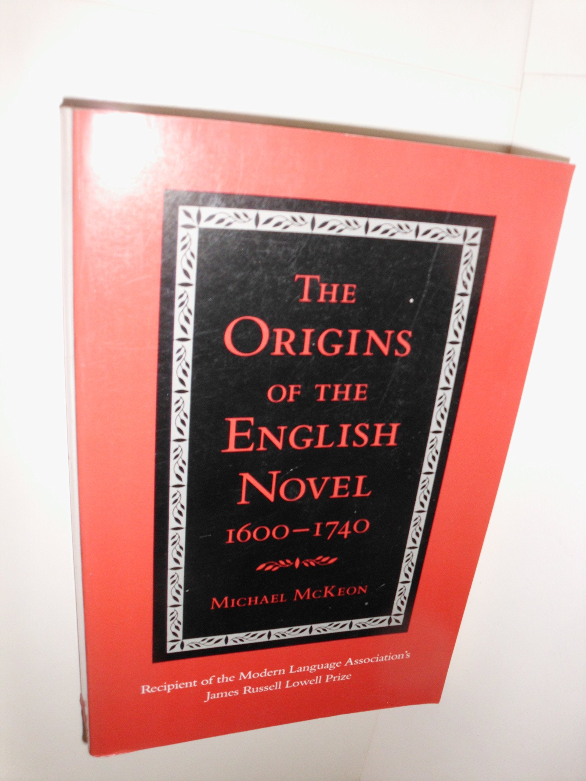 The Origins of the English Novel, 1600-1740 Contemporary literature