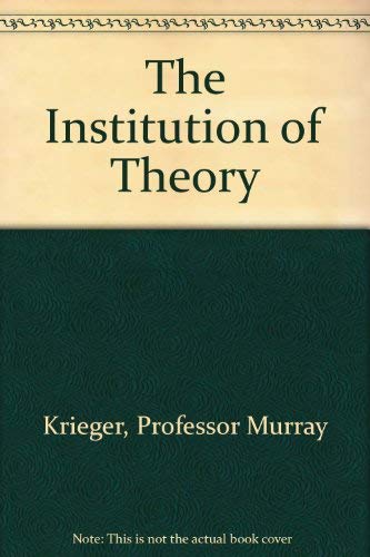 The Institution of Theory Contemporary literature