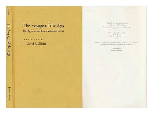 The Voyage of the Argo: The Argonautica of Gaius Valerius Flaccus Poetry