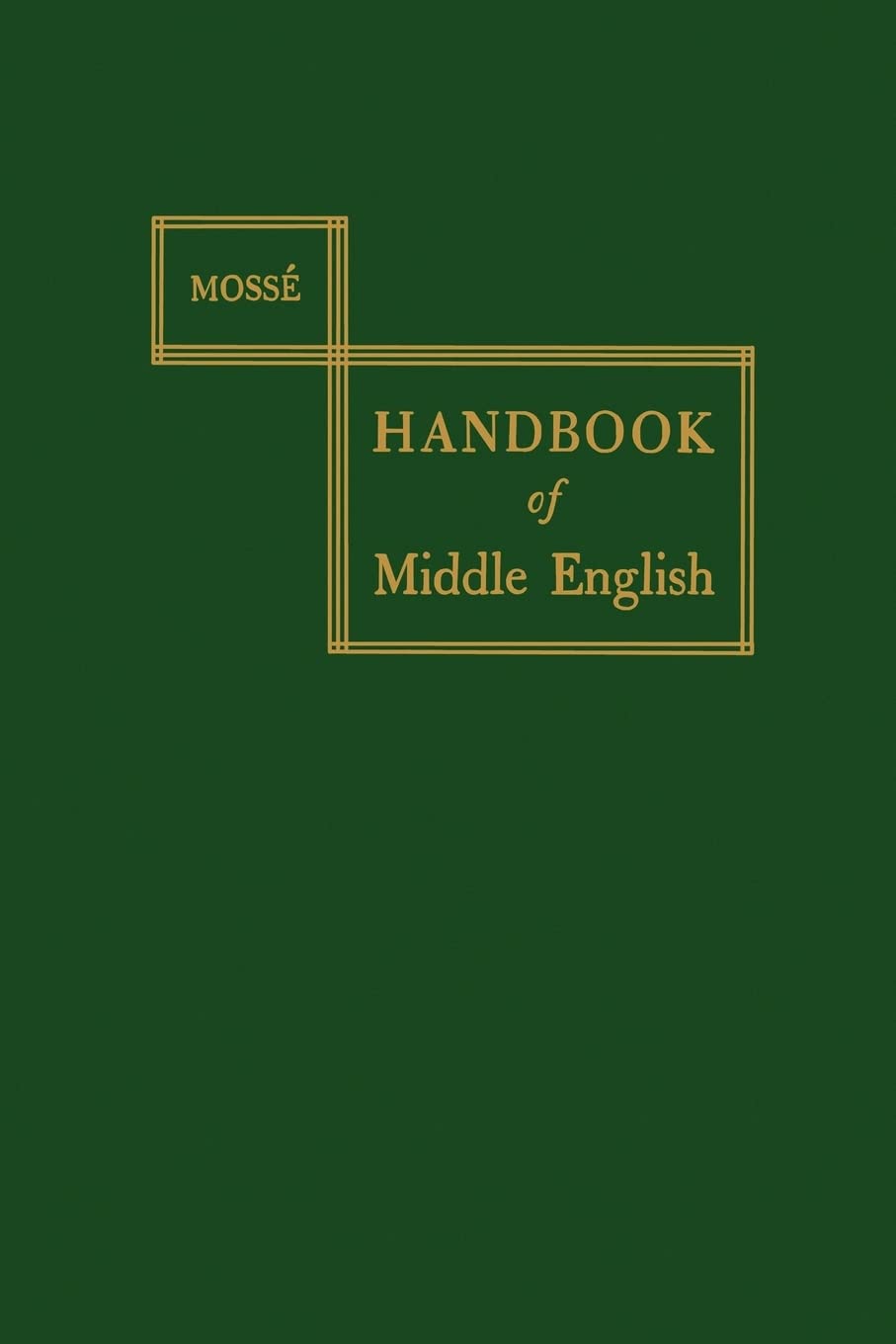 Handbook of Middle English Social Sciences