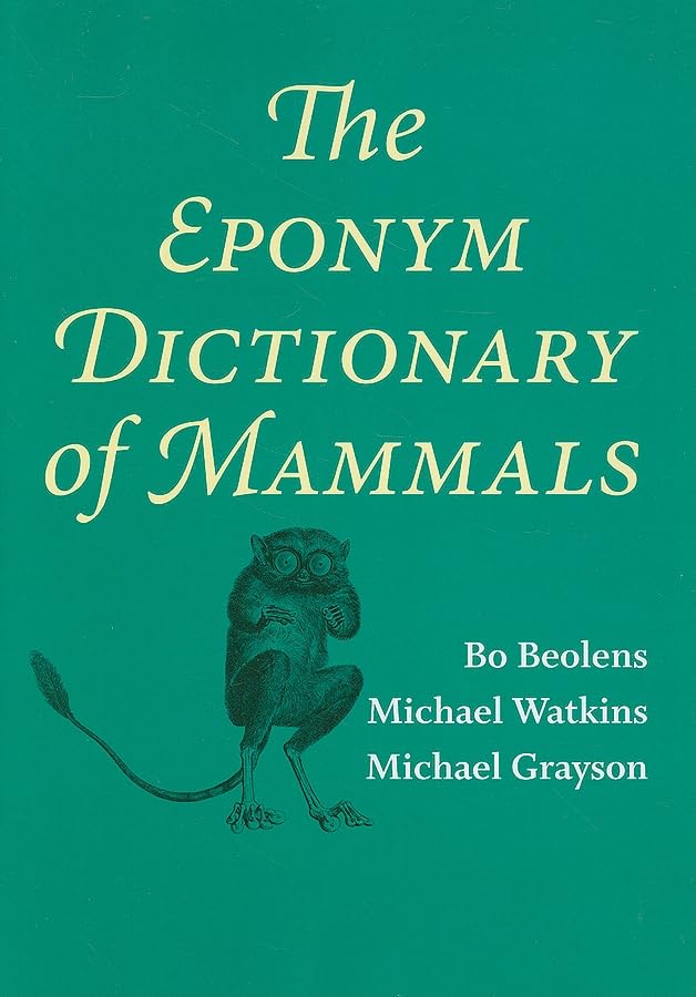 The Eponym Dictionary of Mammals Mathematics