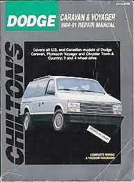 Dodge Caravan/Plymouth Voyager 1984-91 Repair Manual (Total Car Care) Business & Technology