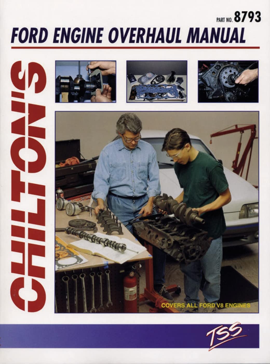 Chilton's Ford Engine Overhaul Manual: Ford V8 Engine Rebuilding Manual (Chilton's Total Service Series, 8793, Band 8793) Leisure, Home & Garden