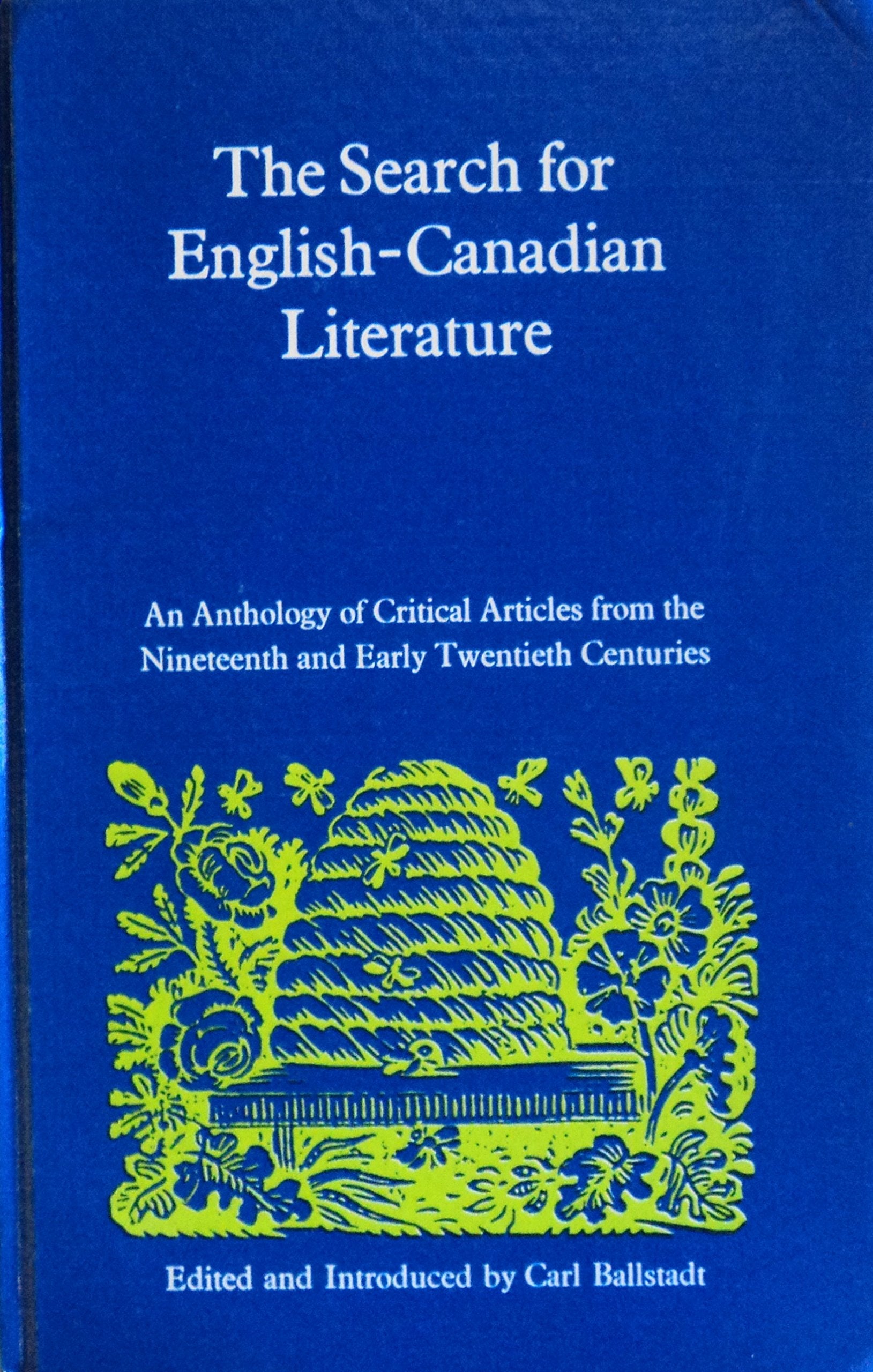 Search for English-Canadian Literature: An Anthology of Critical Articles from the Nineteenth and Early Twentieth Centuries Contemporary literature Books