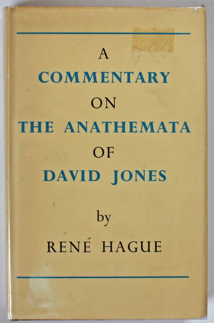 A Commentary on "the Anathemata" of David Jones Books