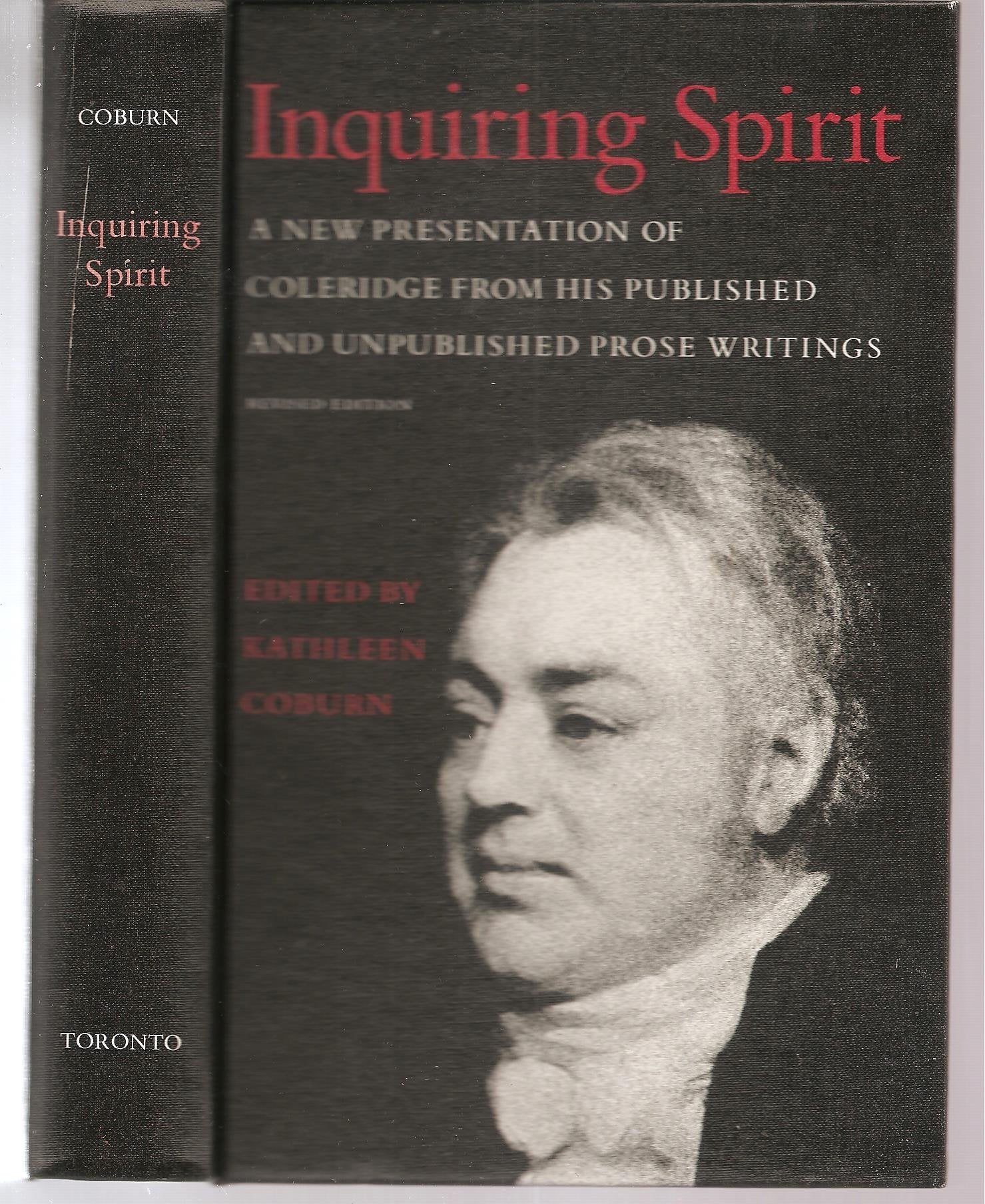 Inquiring Spirit: New Presentation of Coleridge from His Published and Unpublished Prose Writings Contemporary literature