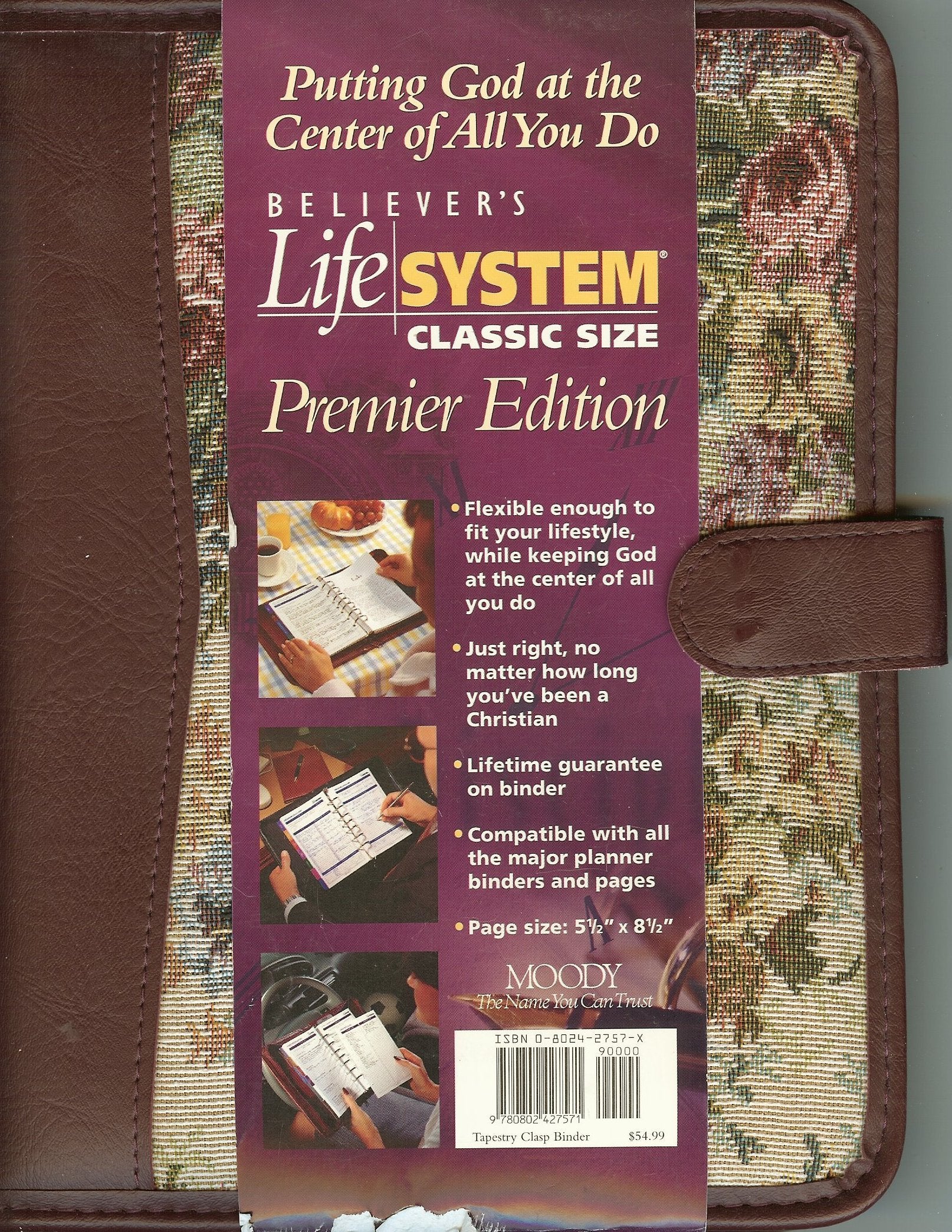 Believer's Life System Classic Premier: Clasp Tapestry Binder Set Books