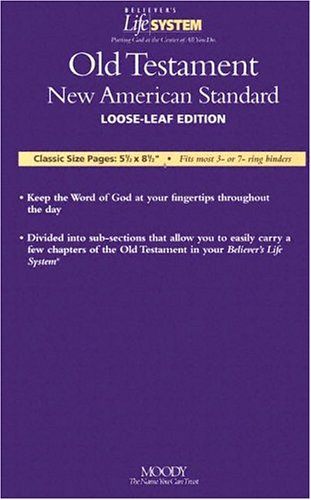 New American Standard Old Testament- Believers Life System Books