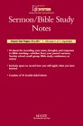 Believer's Life System Sermon Note Sheets: Packs of 30 Books