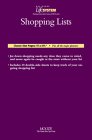 Believer's Life System Shopping List Sheets: Packs of 30 Books