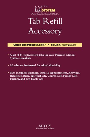 Beliver's Life System Refill/replacement Tab Set (11 Tabs) (Believer's Life System) Religion & Esotericism