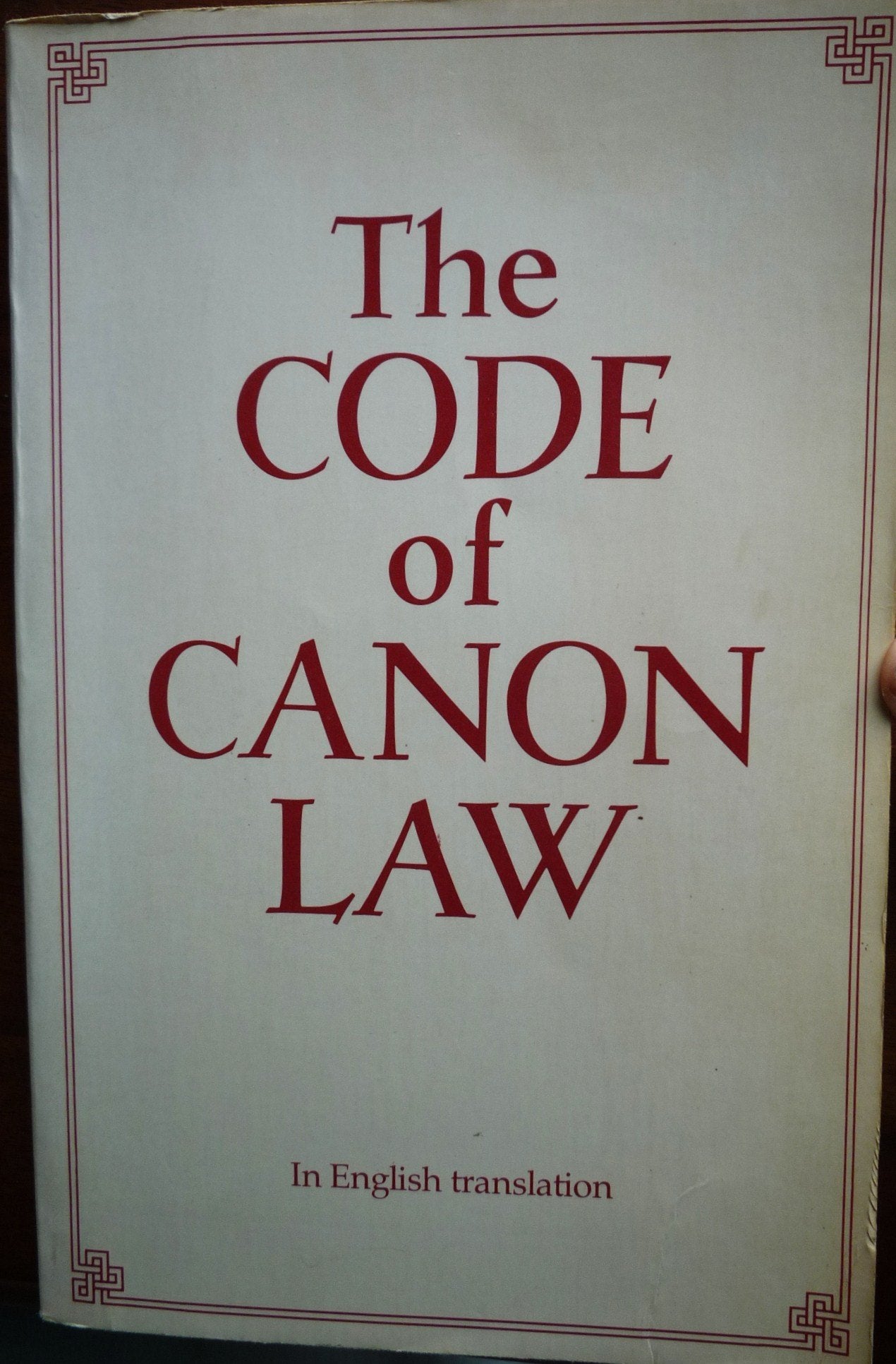 The Code of Canon Law: In English Translation Books