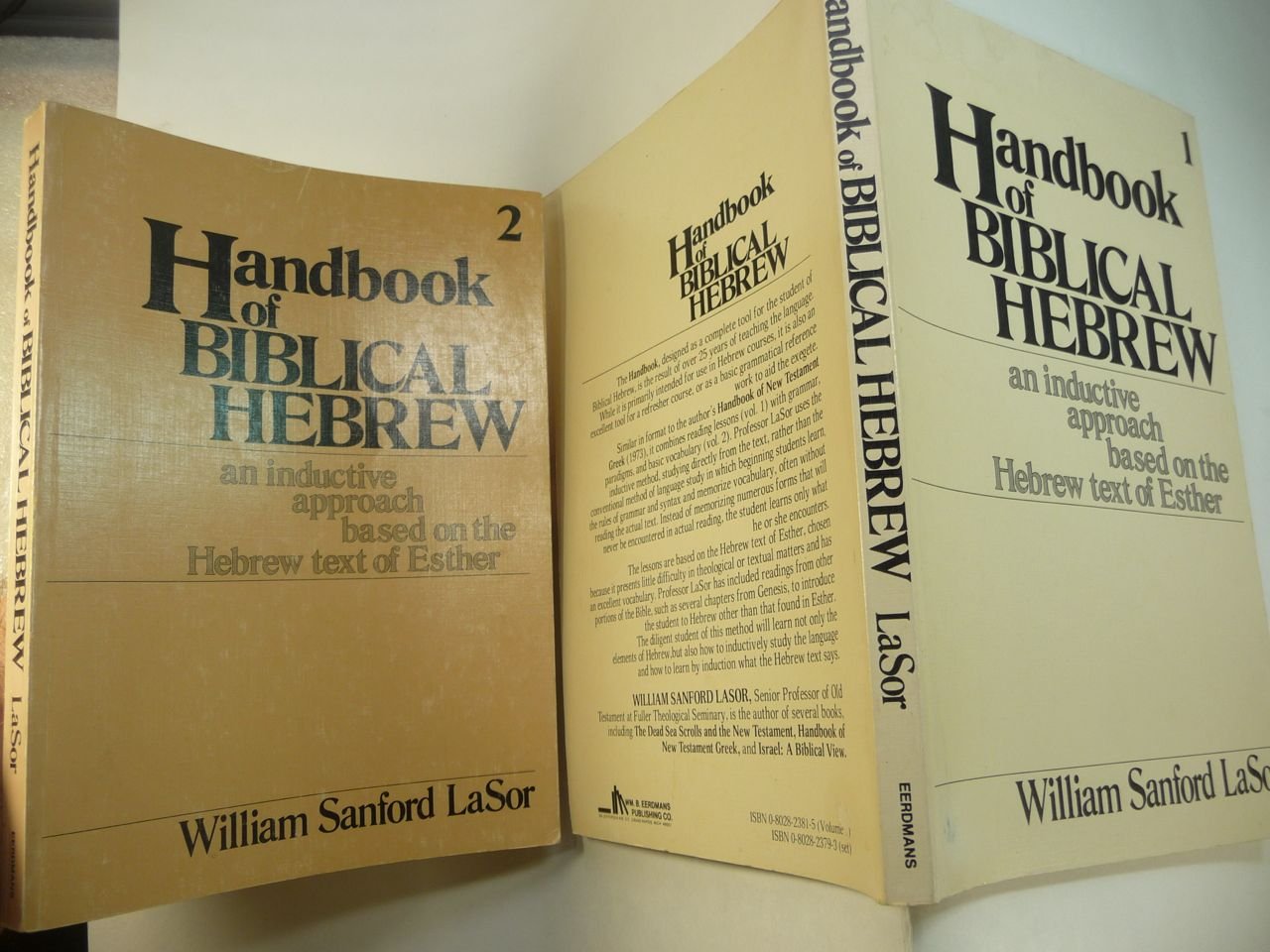 Handbook of Biblical Hebrew: An Inductive Approach Based on the Hebrew Text of Esther Foreign Languages ​​& Dictionaries