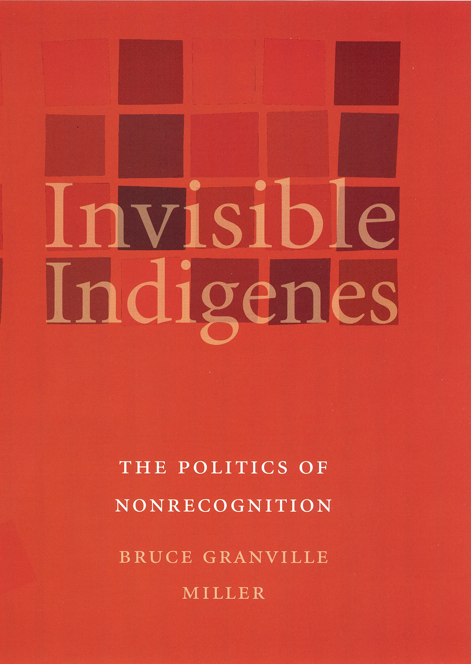 Invisible Indigenes: The Politics of Nonrecognition Books