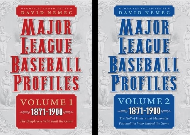 Major League Baseball Profiles, 1871-1900, 2-volume set: The Ballplayers Who Built the Game Sports