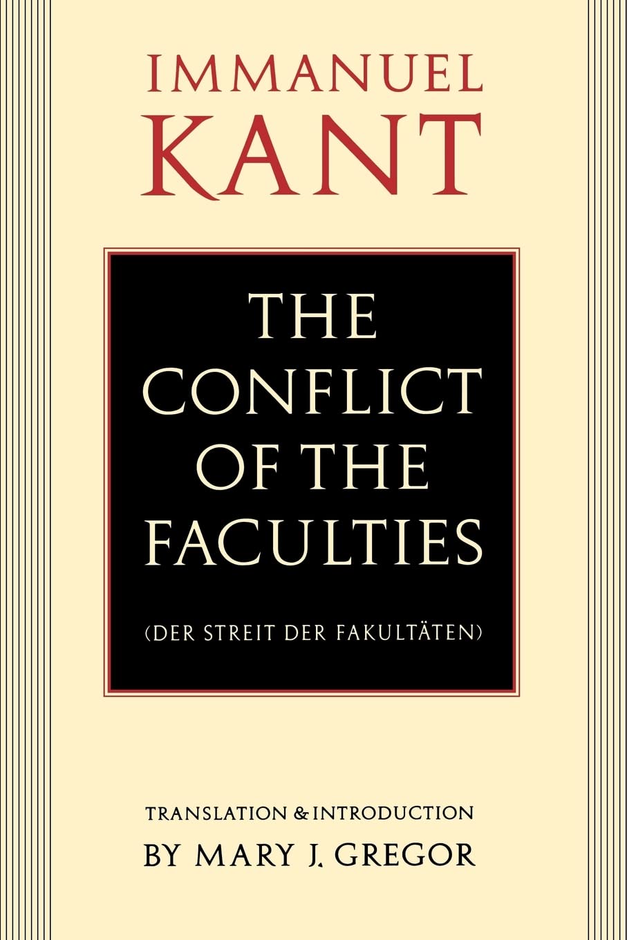 The Conflict of the Faculties book