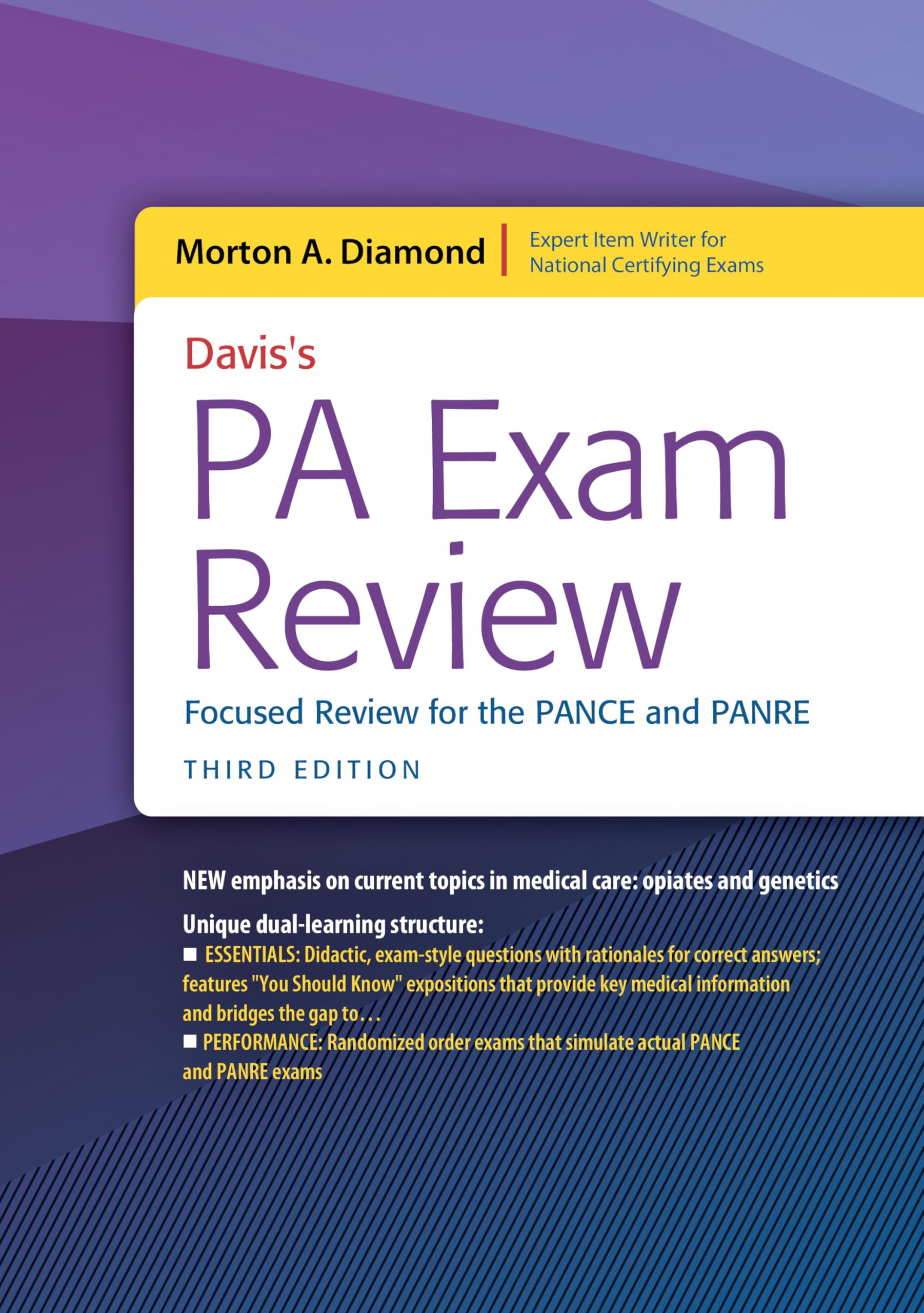 Davis's PA Exam Review: Focused Review for the PANCE and PANRE book