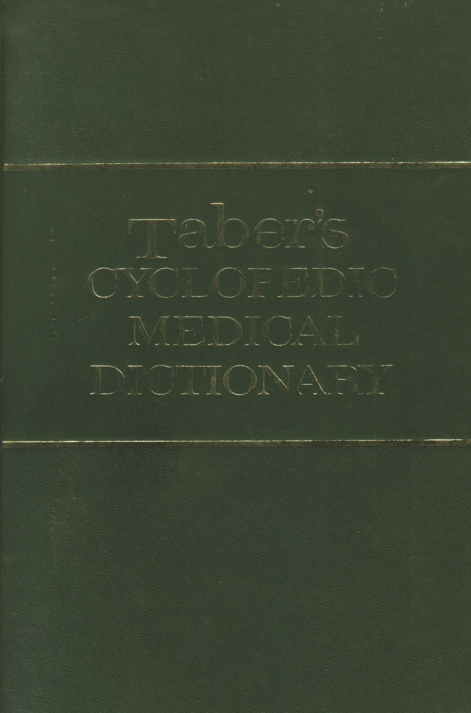 Taber's Cyclopedic Medical Dictionary book
