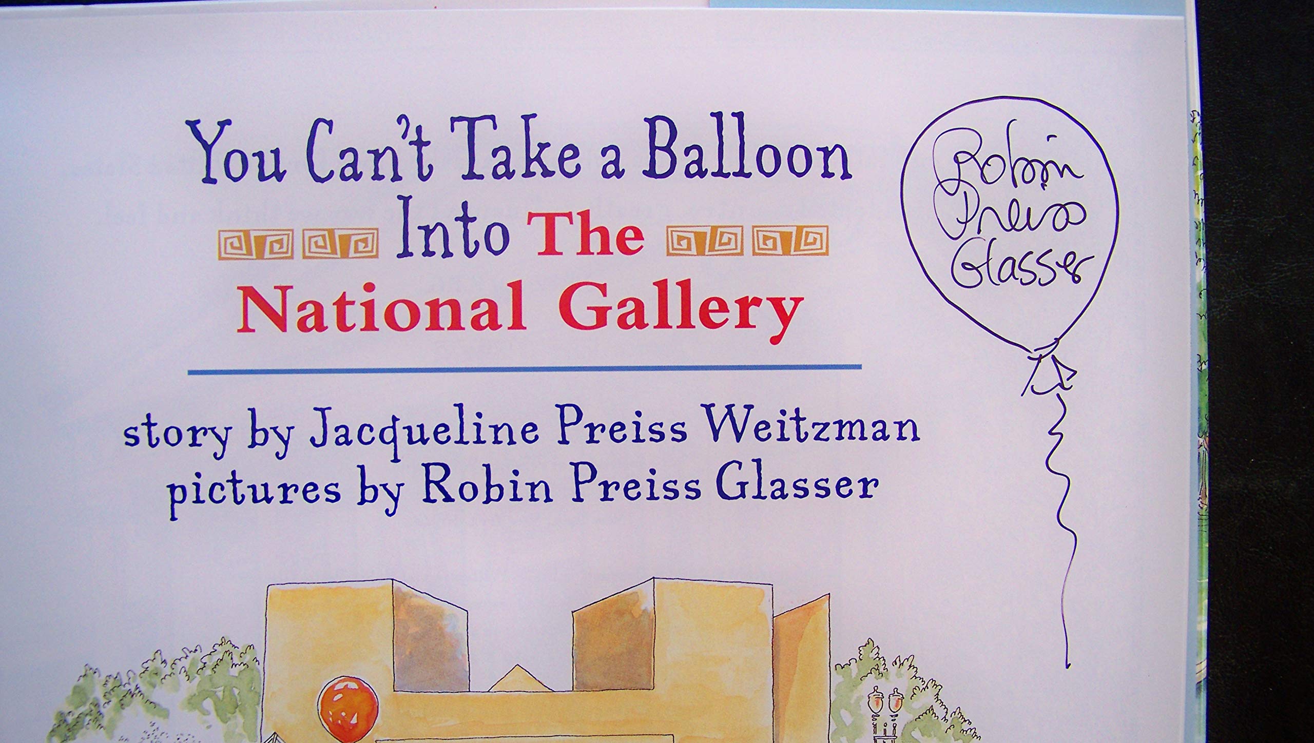 You Can't take a Balloon Into the National Gallery Non-fiction