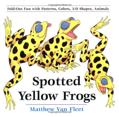 Spotted Yellow Frogs: Fold-Out Fun with Patterns, Colors, 3-D Shapes, Animals Non-fiction