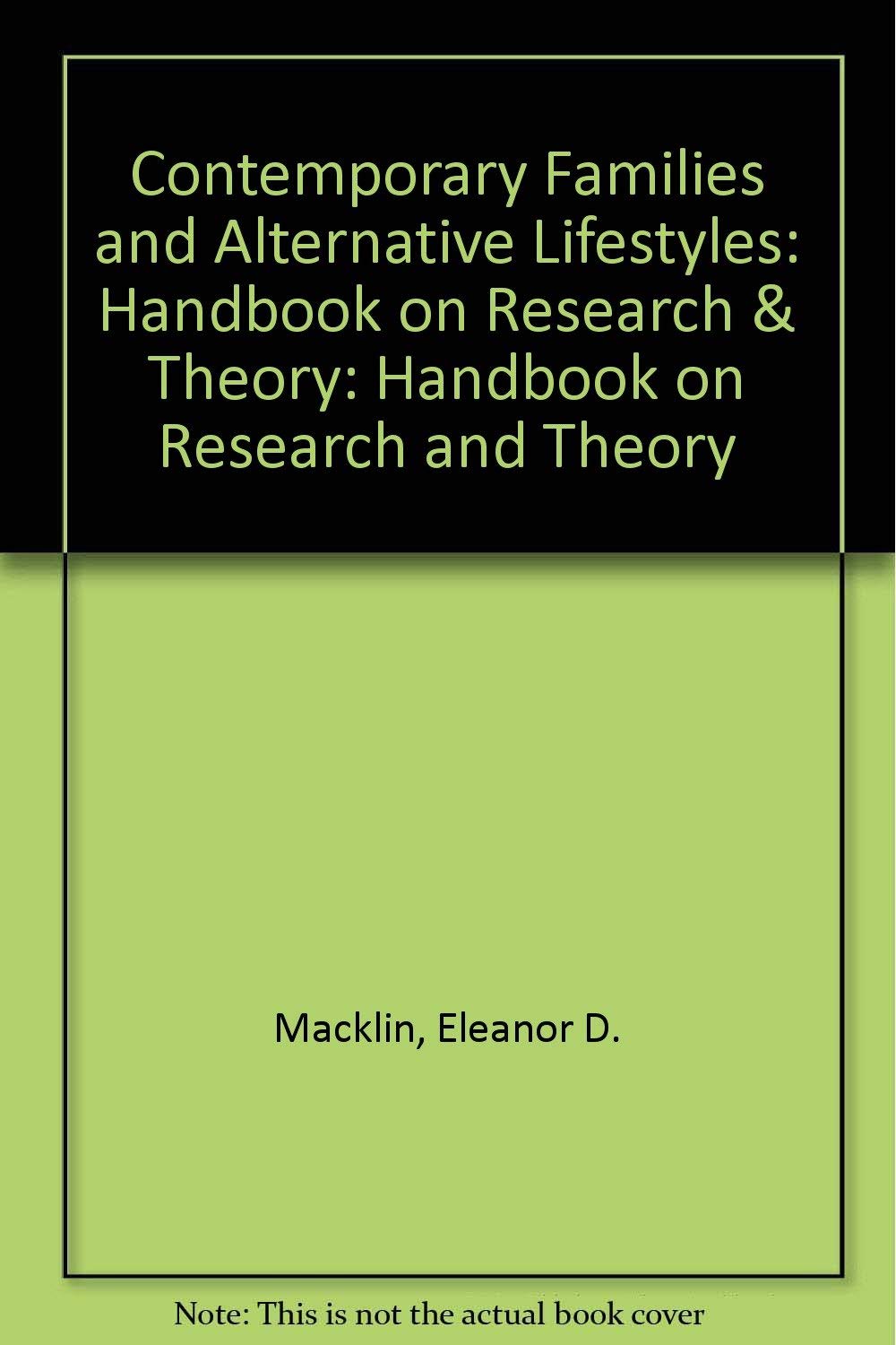 Contemporary Families and Alternative Lifestyles: Handbook on Research and Theory: Handbook on Research & Theory General education