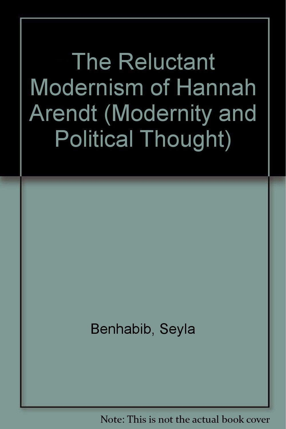 The Reluctant Modernism of Hannah Arendt (Modernity and Political Thought, 10, Band 10) Philosophy