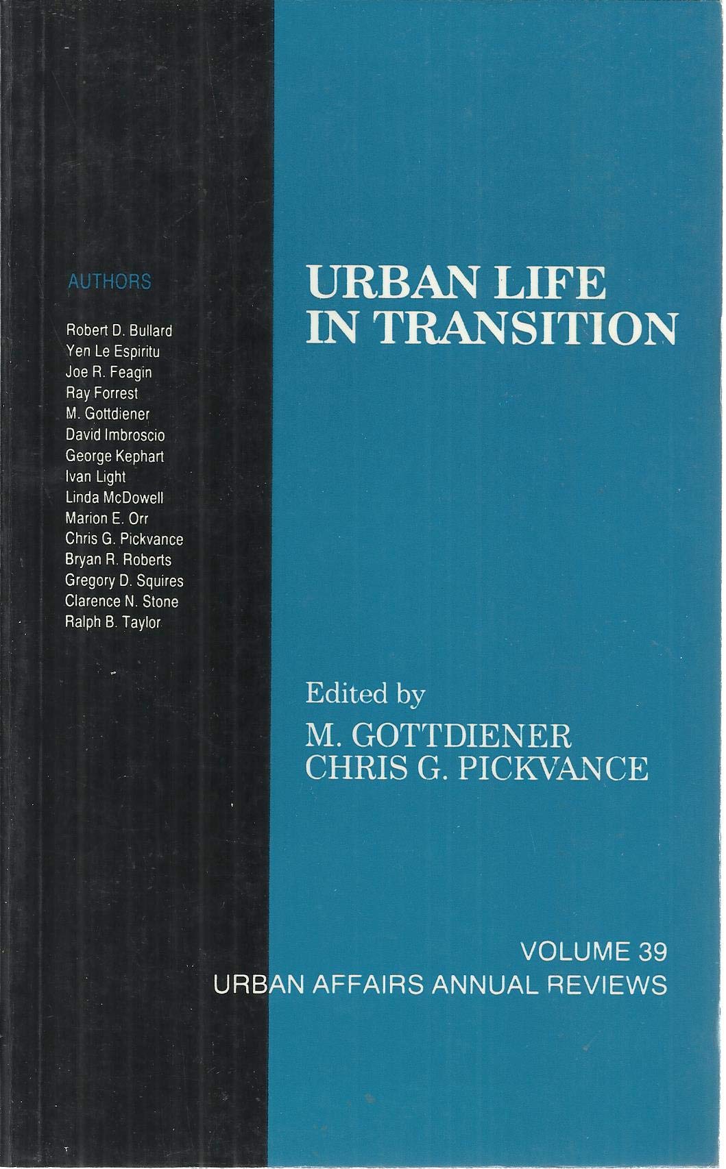 Urban Life in Transition (Urban Affairs Annual Reviews) Social Sciences
