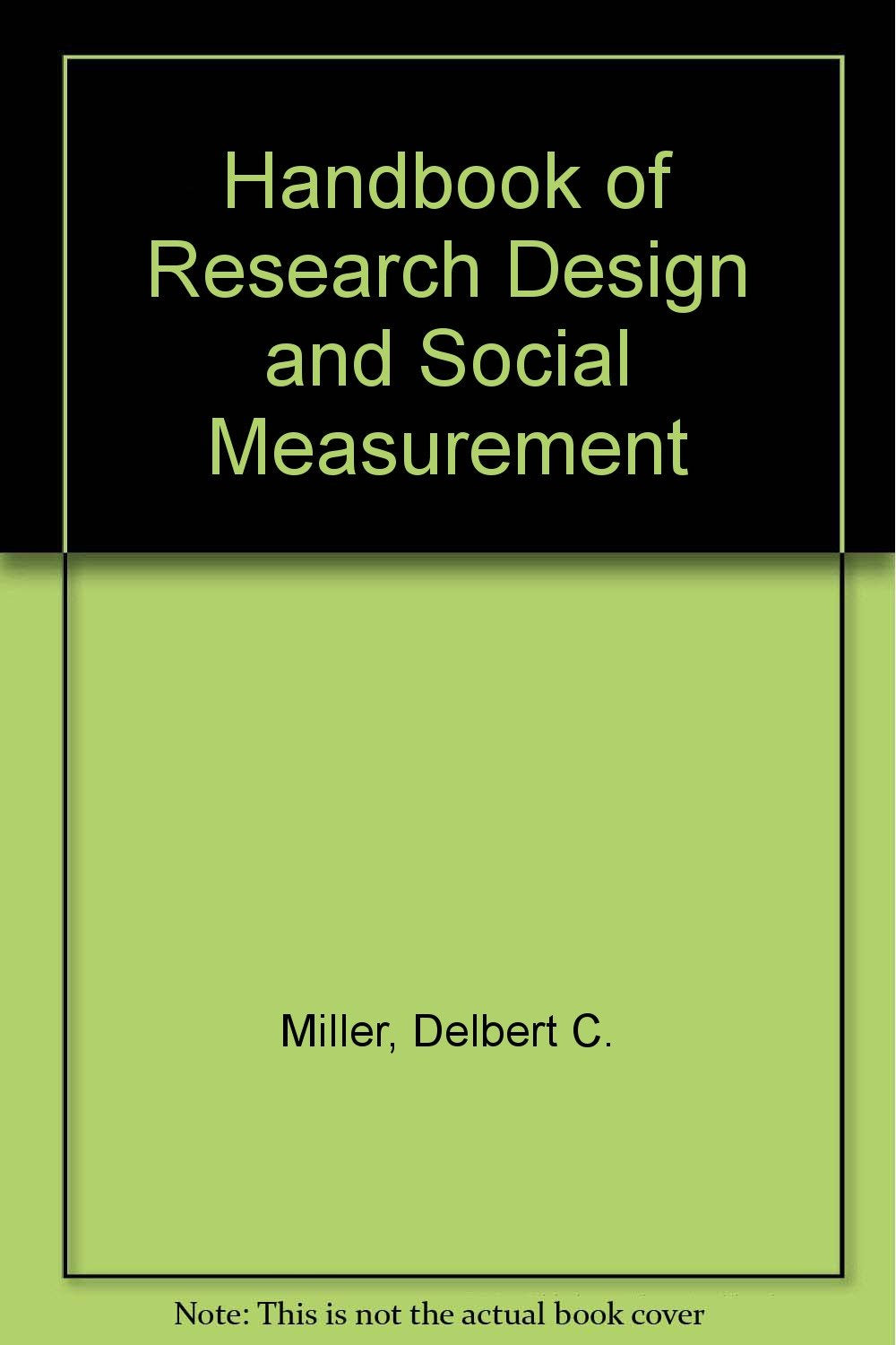 Handbook of Research Design and Social Measurement Natural Sciences