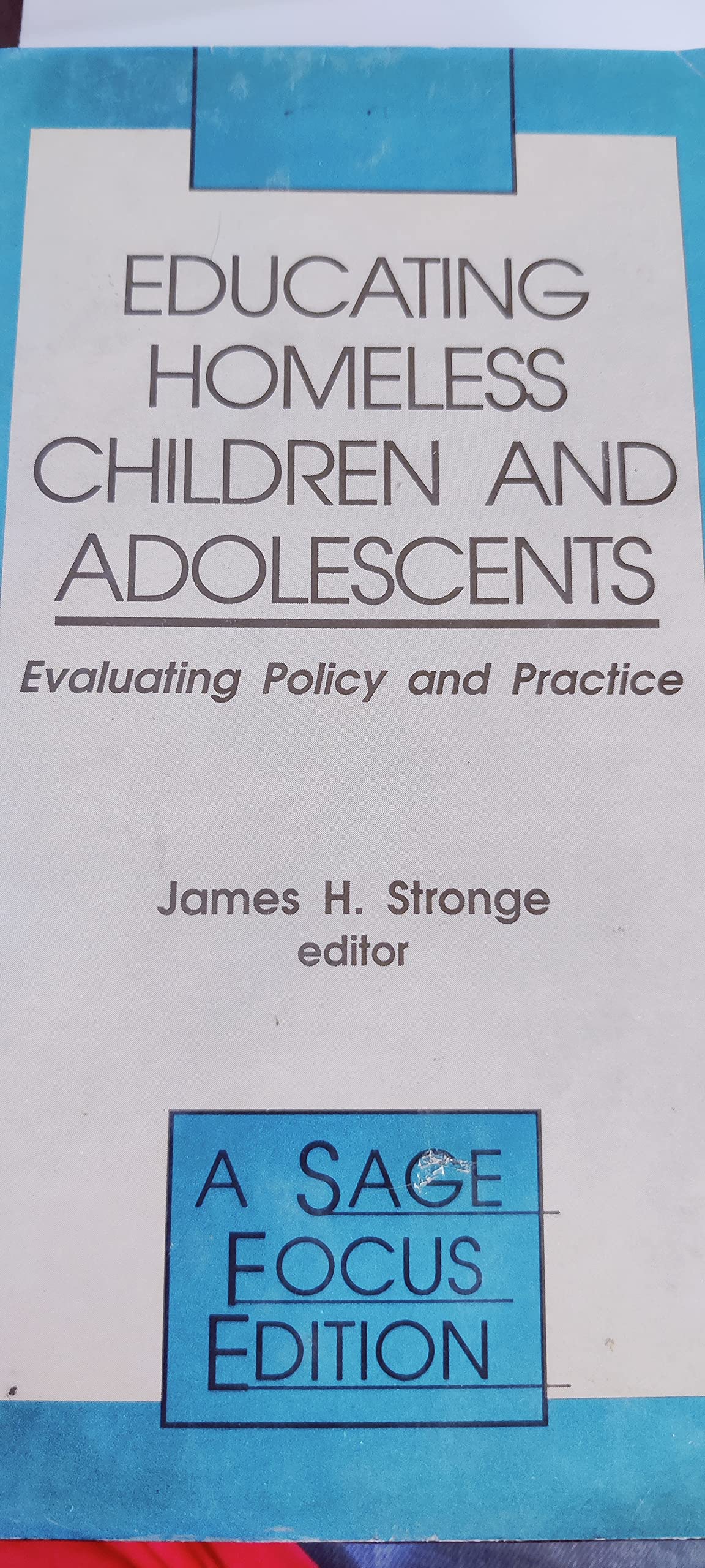 Educating Homeless Children and Adolescents: Evaluating Policy and Practice (Sage Focus Editions) Social Sciences