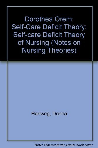 Dorothea Orem: Self-Care Deficit Theory (Notes on Nursing Theories) Medicine