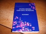 Effectively Managing Human Service Organizations (Sage Sourcebooks for the Human Services Series, Band 23) Books