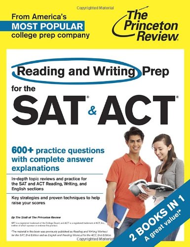 The Princeton Review Reading and Writing Prep for the SAT & ACT book