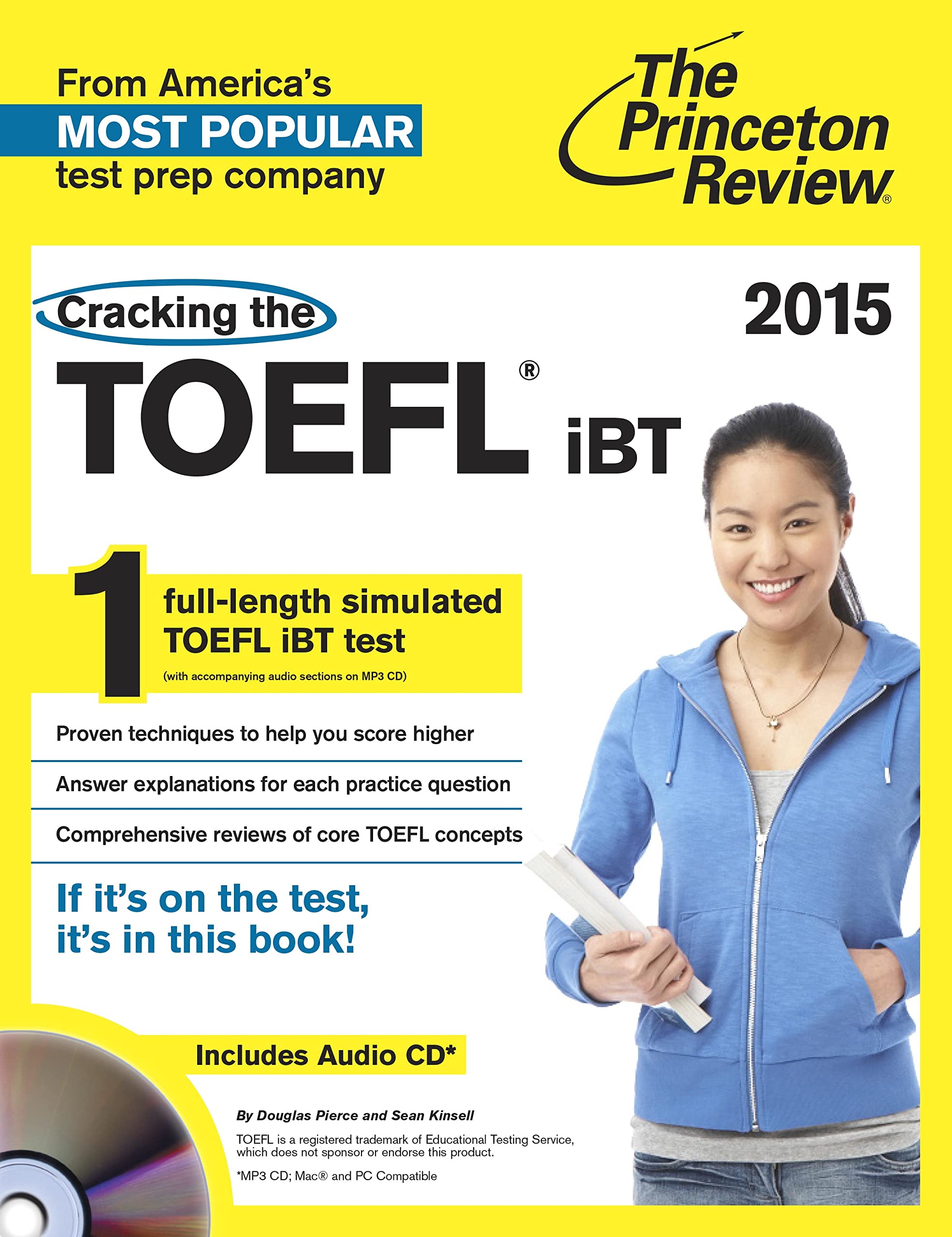 The Princeton Review Cracking the Toefl Ibt 2015 (Cracking the TOEFL iBT (Princeton Review) (Book & CD)) Foreign Languages ​​& Dictionaries