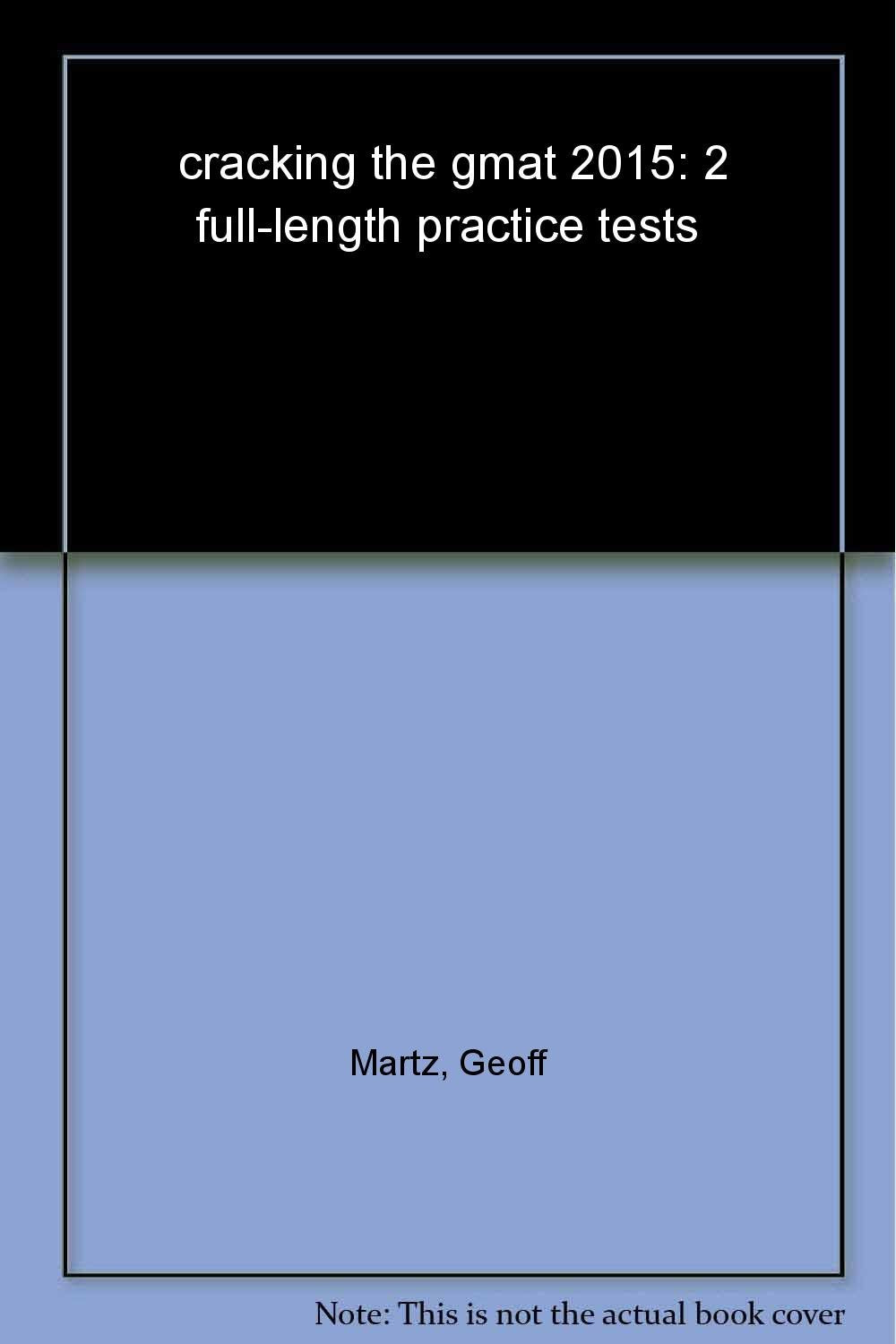The Princeton Review Cracking the GMAT 2015 Business, Finance & Career