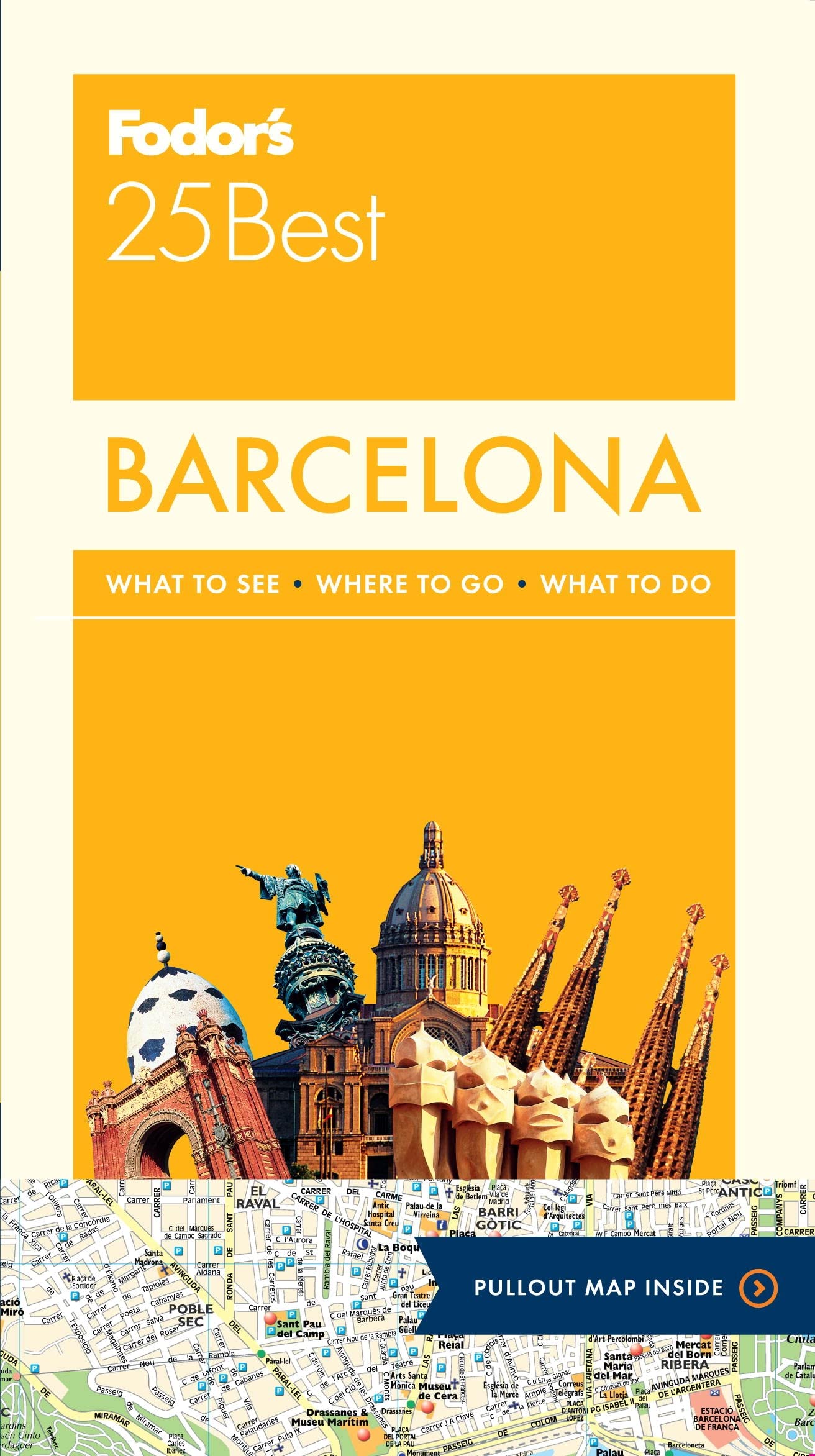 Fodor's 25 Best Barcelona book