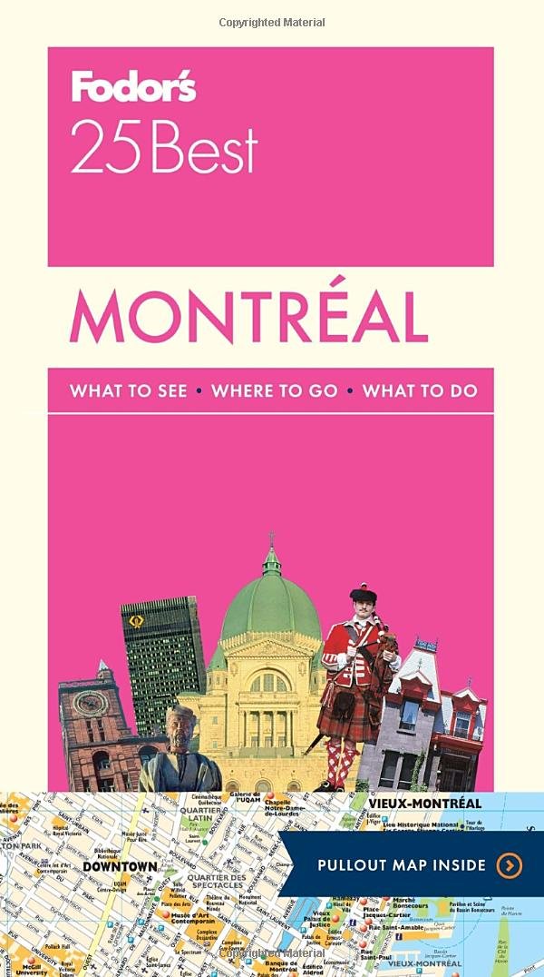 Fodor's 25 Best Montreal book