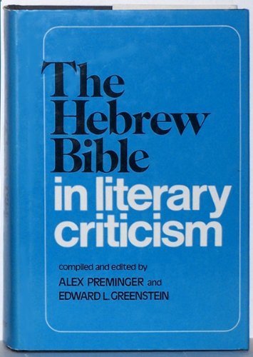 Hebrew Bible in Literary Criticism (Library of Literary Criticism) Contemporary literature