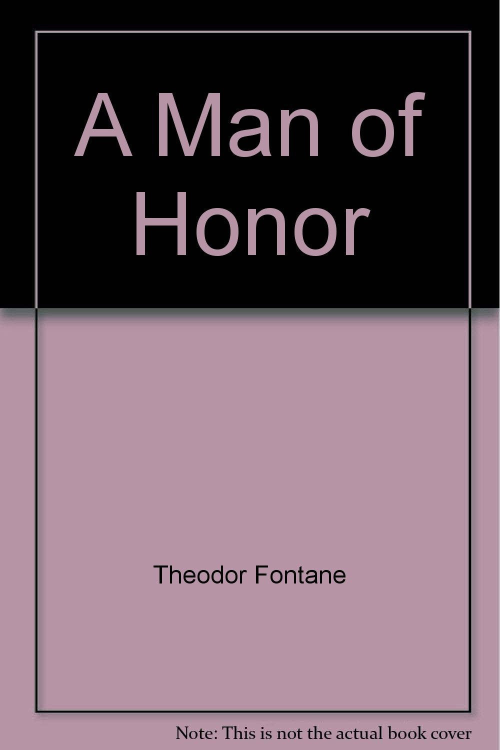 A Man of Honor Books