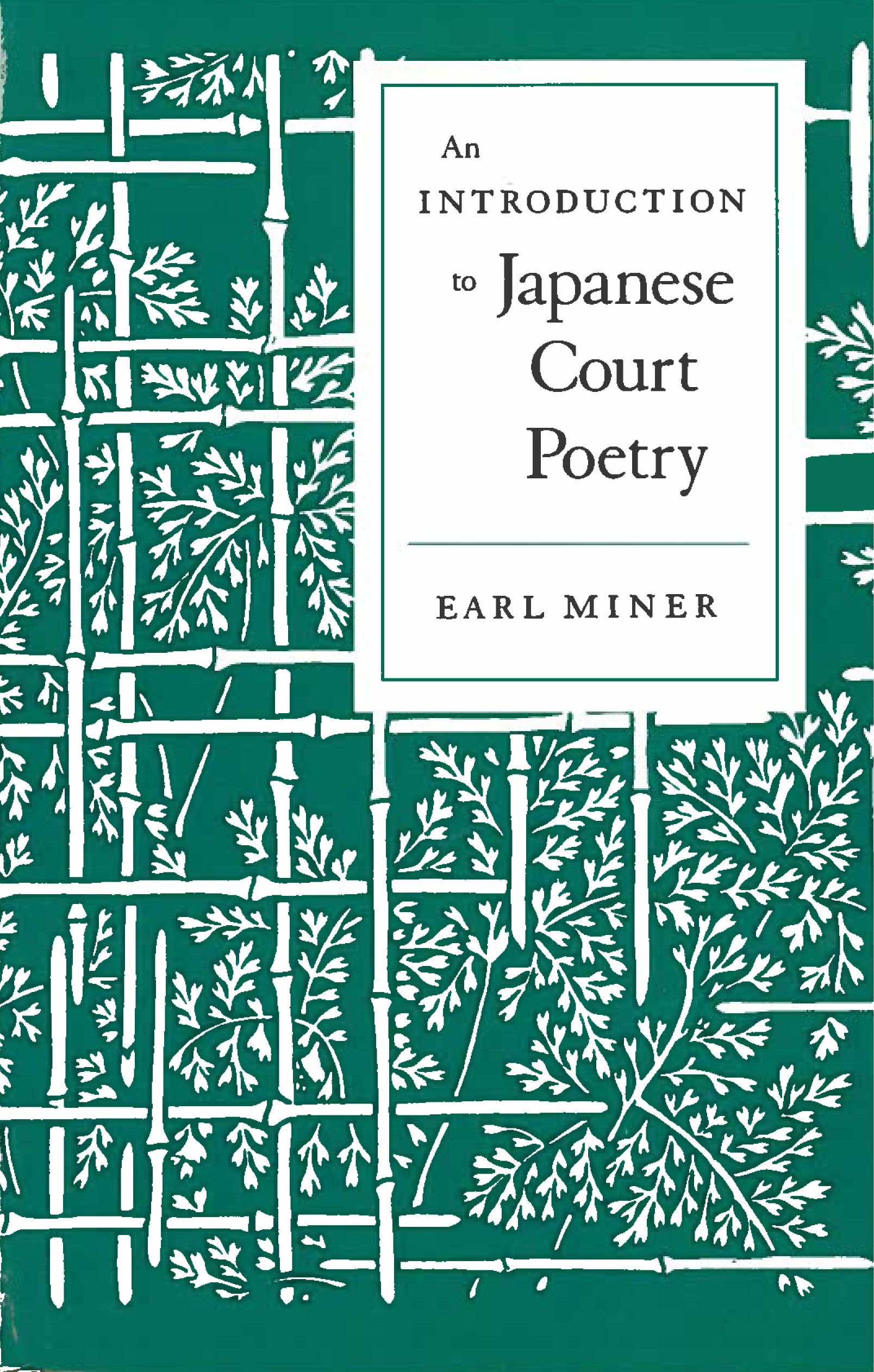 Intro to Japanese Court Poetry Poetry