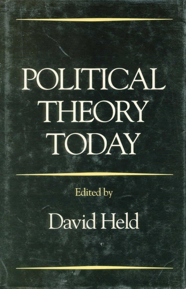 Political Theory Today Politics & History