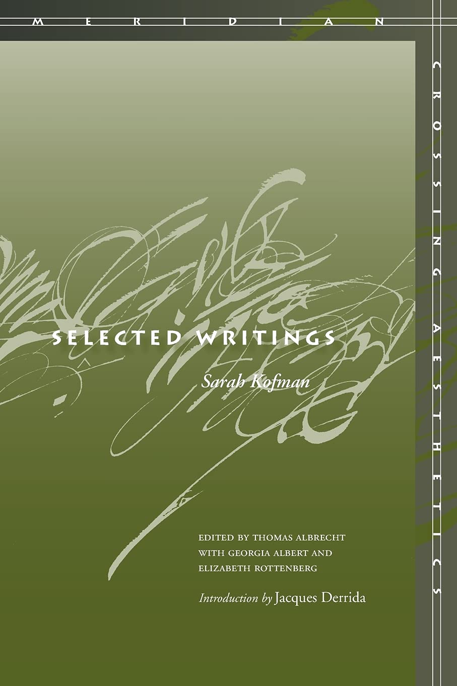 Selected Writings (Meridian: Crossing Aesthetics) Philosophy