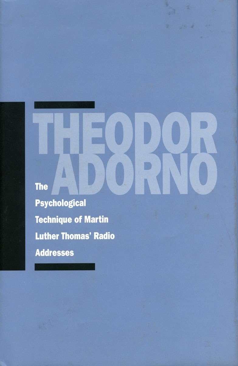 The Psychological Technique of Martin Luther Thomas' Radio Addresses Media & Communication
