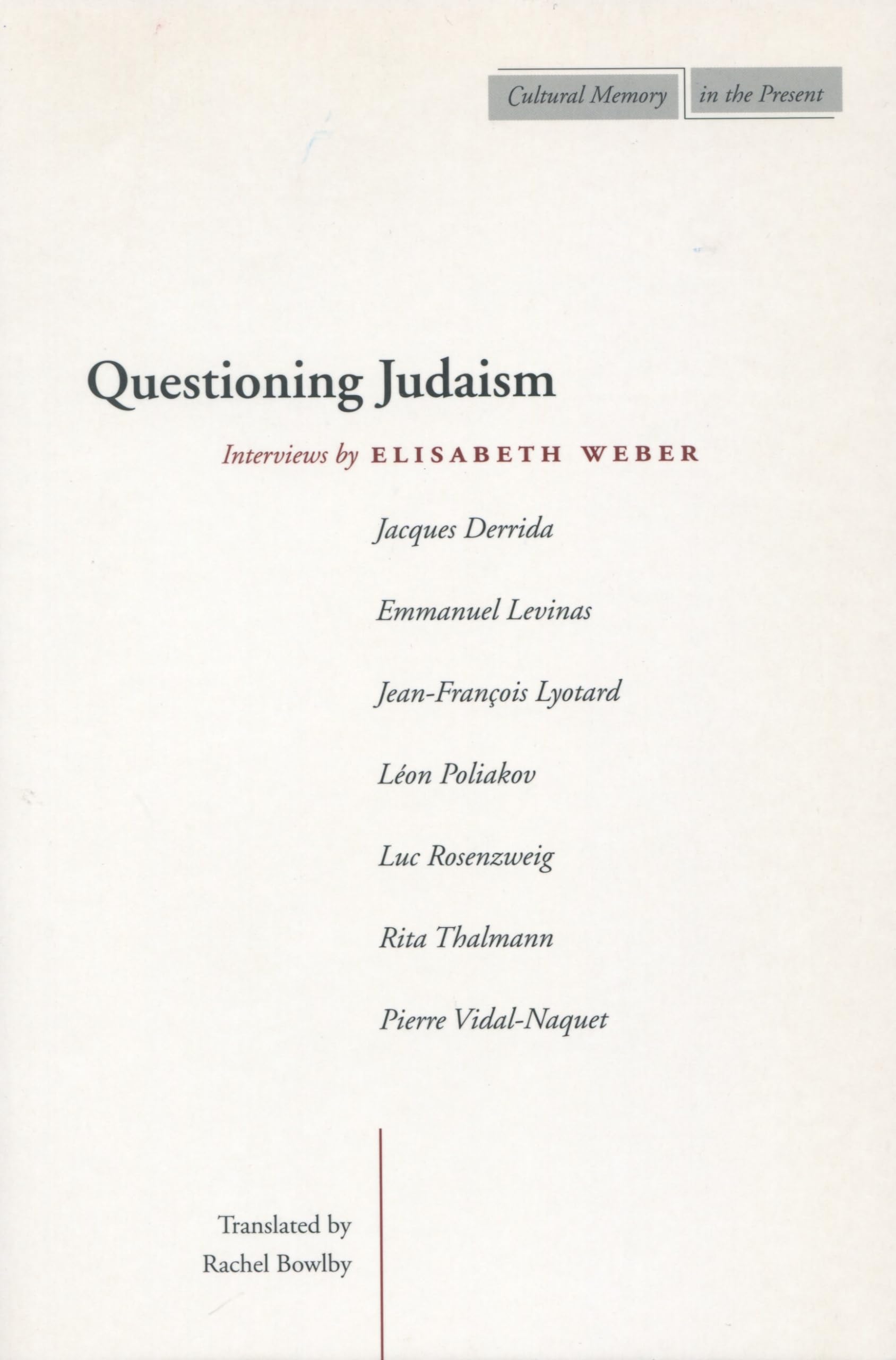 Questioning Judaism book