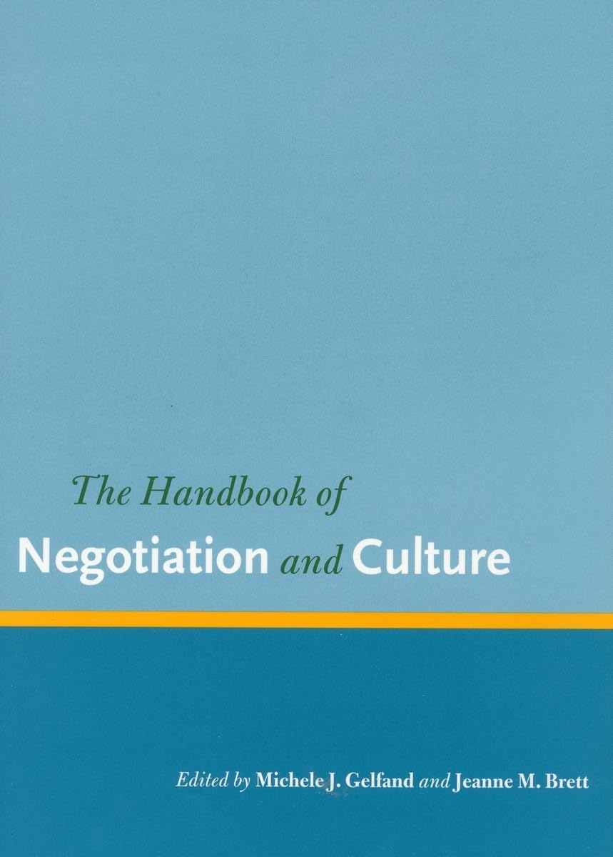 The Handbook of Negotiation and Culture Law