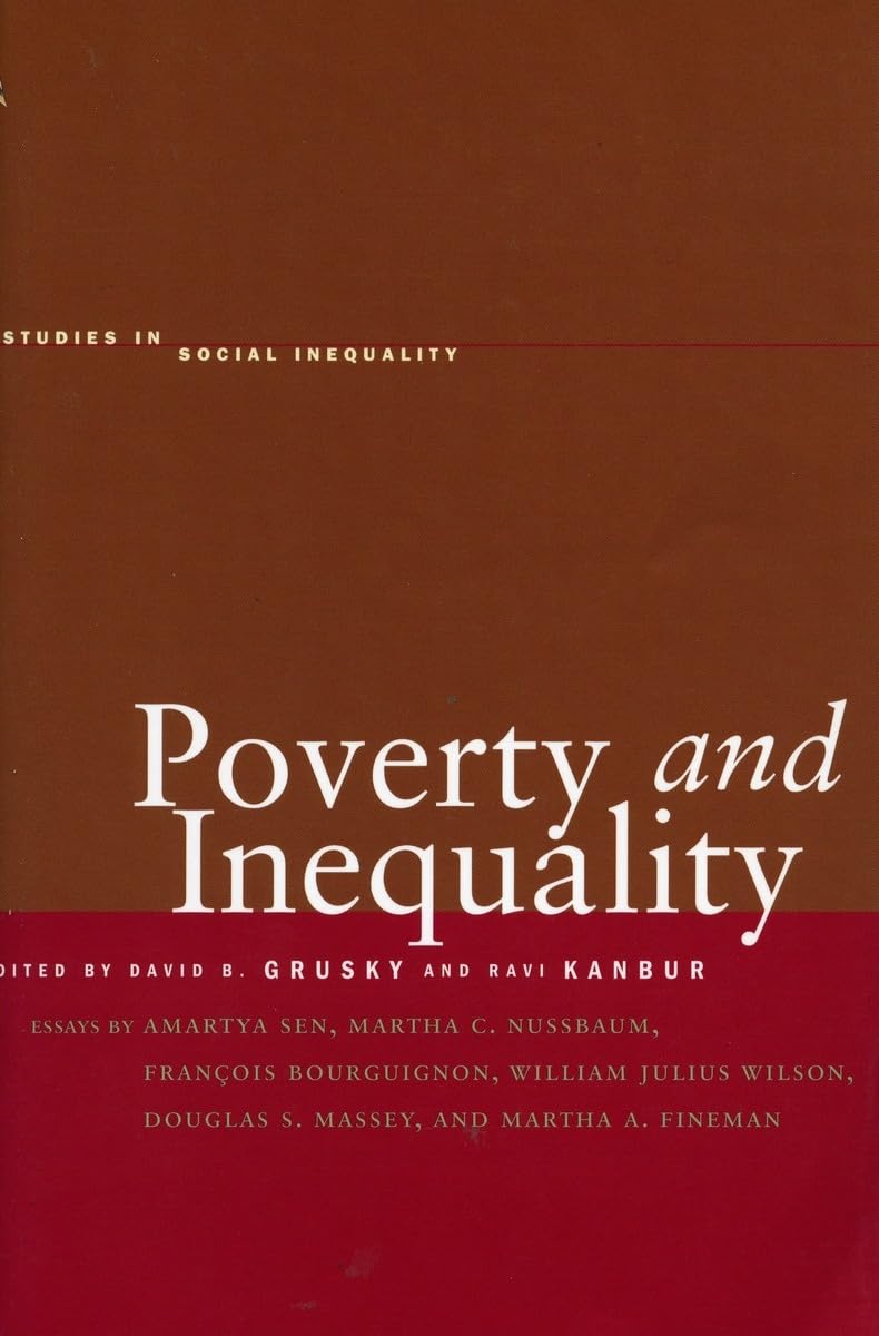 Poverty and Inequality (Studies in Social Inequality) Books