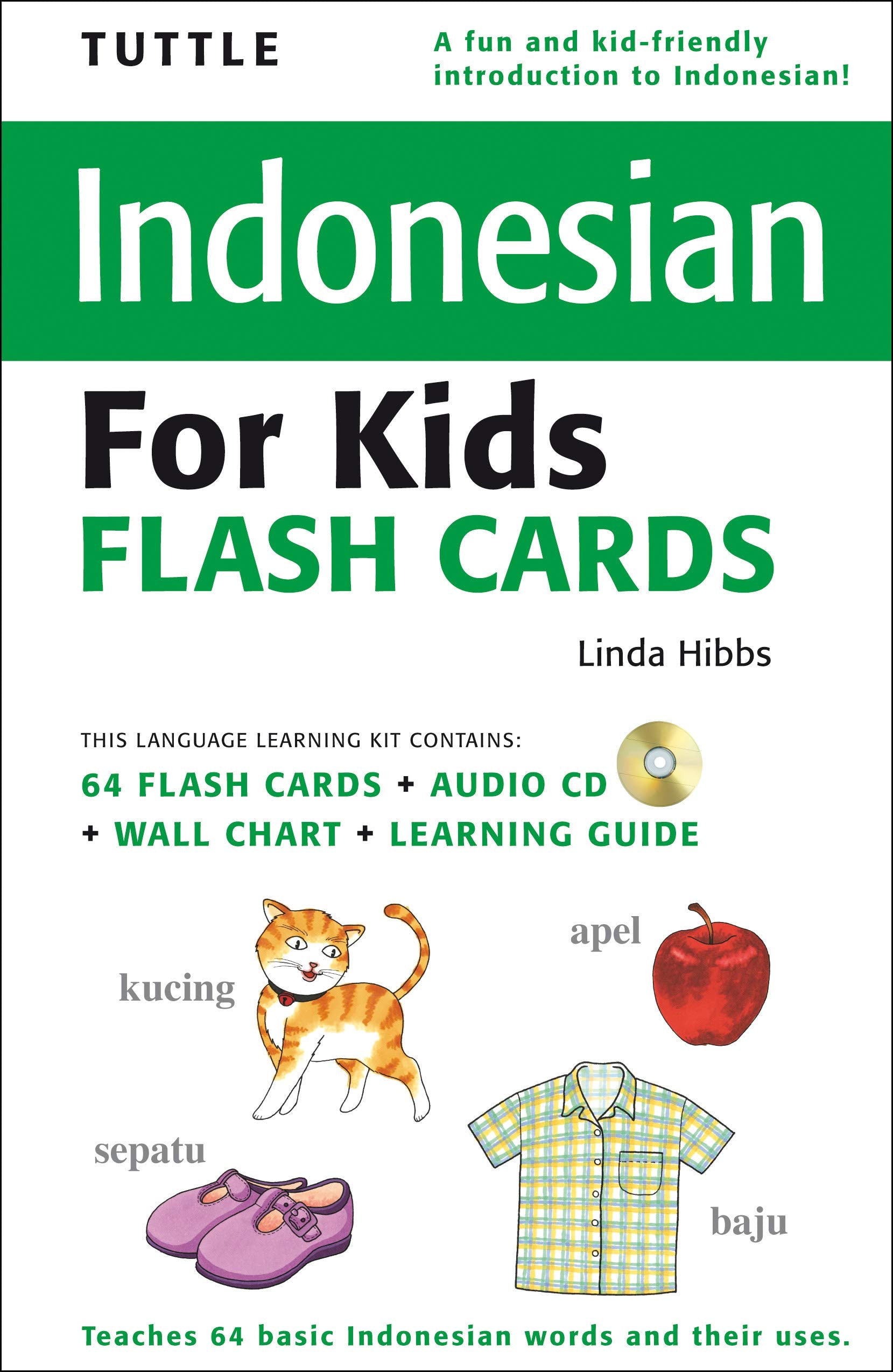 Tuttle Indonesian for Kids Flash Cards book